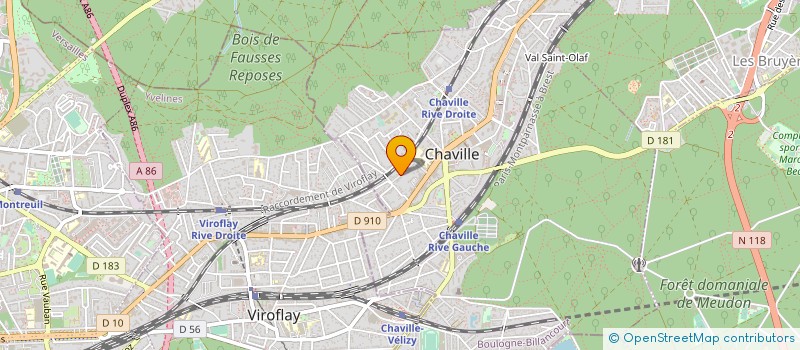 localisation de l'entreprise MADAME MURIELLE BOUTEAU à CHAVILLE