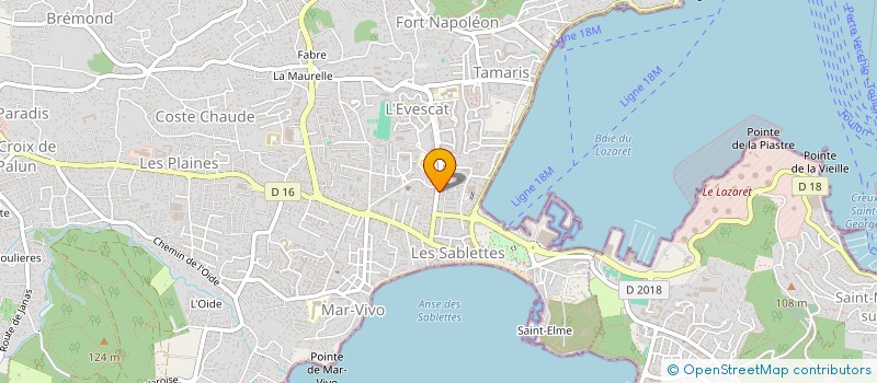 localisation de l'entreprise MADAME MURIELLE BROUILLART à LA SEYNE-SUR-MER