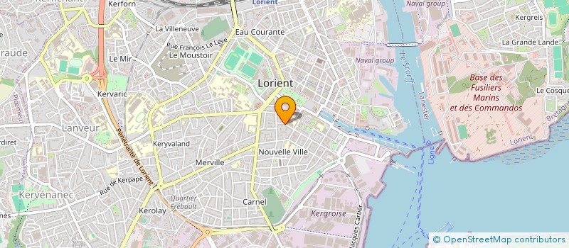 localisation de l'entreprise MADAME MURIELLE BROYER à LORIENT
