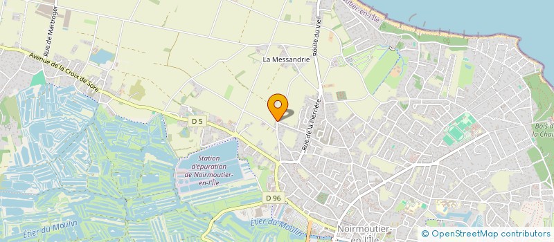 localisation de l'entreprise MADAME MURIELLE BUGEON à NOIRMOUTIER-EN-L'ILE