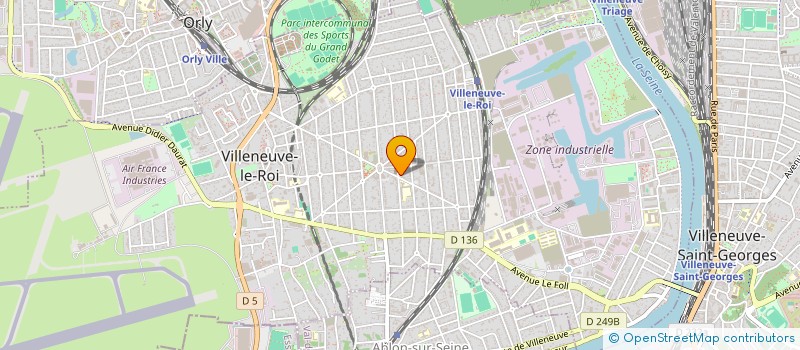 localisation de l'entreprise MADAME MURIELLE CADORET à VILLENEUVE-LE-ROI