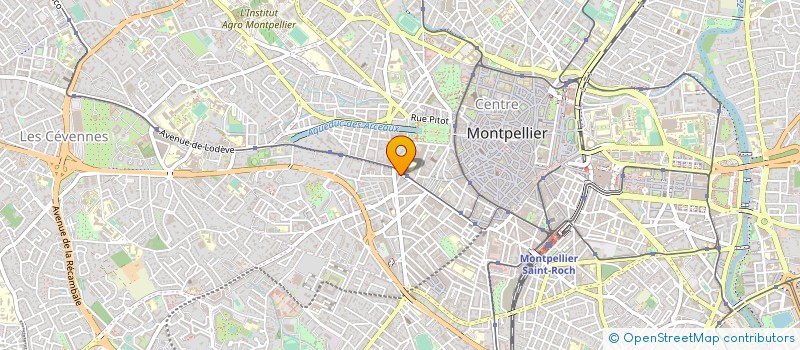 localisation de l'entreprise MADAME MURIELLE CALONNE à MONTPELLIER