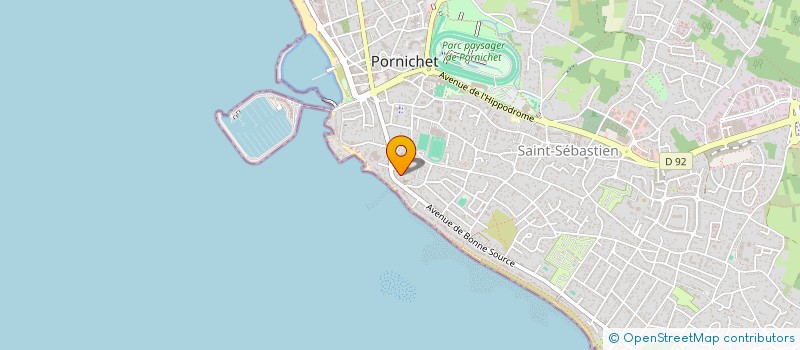 localisation de l'entreprise MADAME MURIELLE CARADEC à PORNICHET