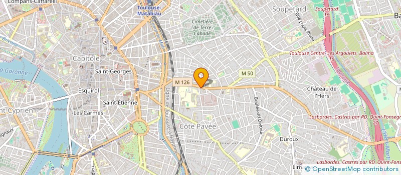 localisation de l'entreprise MADAME MURIELLE CARRIERE à TOULOUSE