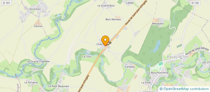 localisation de l'entreprise MADAME MURIELLE CASTALLOT  SAINT-ROMANS-LES-MELLE