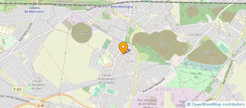 localisation de l'entreprise MADAME MURIELLE CAUDRELIER  ROUVROY