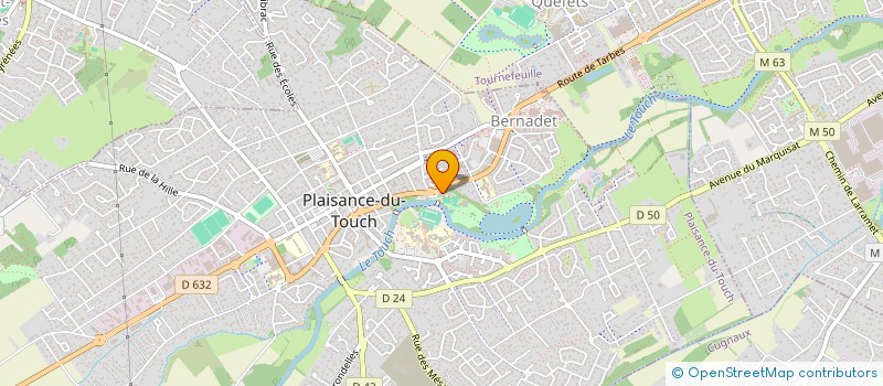 localisation de l'entreprise MADAME MURIELLE CAZENAVE  PLAISANCE-DU-TOUCH