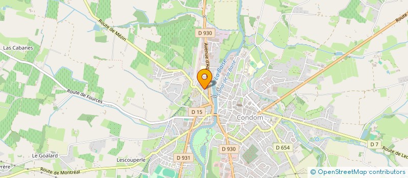 localisation de l'entreprise MADAME MURIELLE CENCIGH  CONDOM