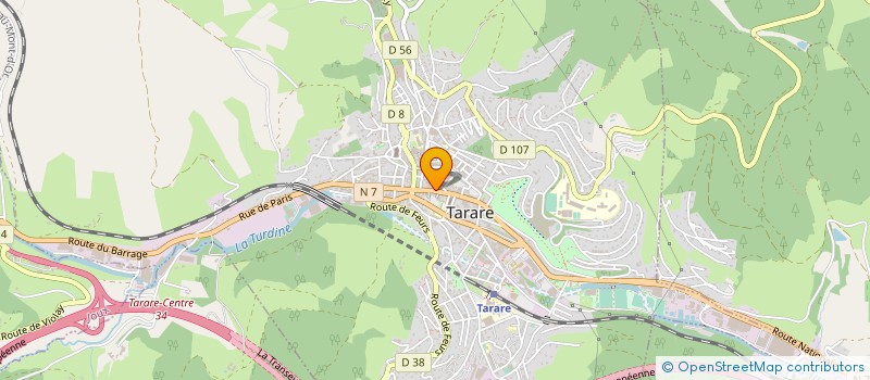 localisation de l'entreprise MADAME MURIELLE CHARDON  TARARE