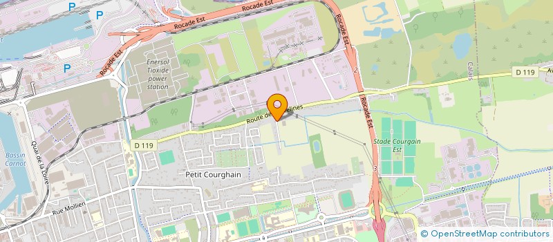 localisation de l'entreprise MADAME MURIELLE COCQUET  CALAIS