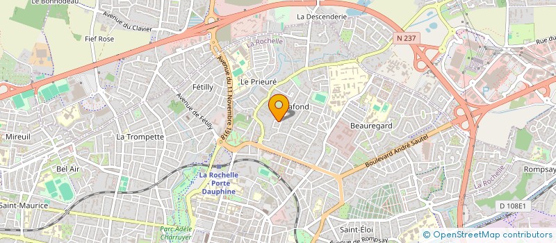 localisation de l'entreprise MADAME MURIELLE COMBE  LA ROCHELLE