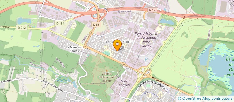 localisation de l'entreprise MADAME MURIELLE COMPRELLE  ELANCOURT