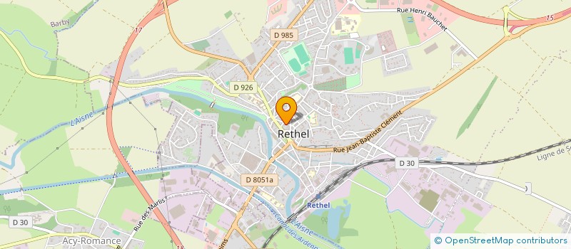 localisation de l'entreprise MADAME MURIELLE CONTI SENECA  RETHEL