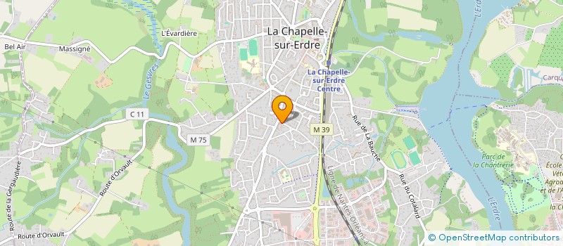 localisation de l'entreprise MADAME MURIELLE CORNEC à LA CHAPELLE-SUR-ERDRE