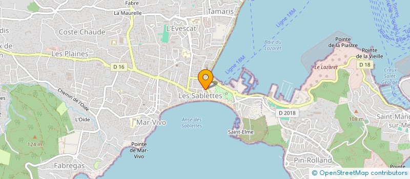 localisation de l'entreprise MADAME MURIELLE CORNET  LA SEYNE-SUR-MER