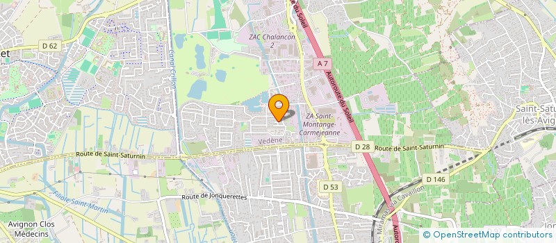 localisation de l'entreprise MADAME MURIELLE COSTE  VEDENE