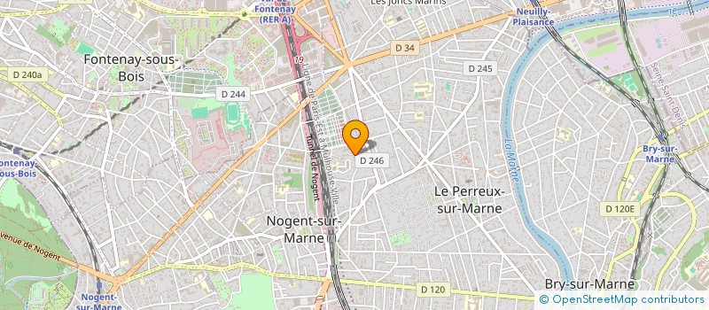localisation de l'entreprise MADAME MURIELLE COULIBALY à LE PERREUX-SUR-MARNE