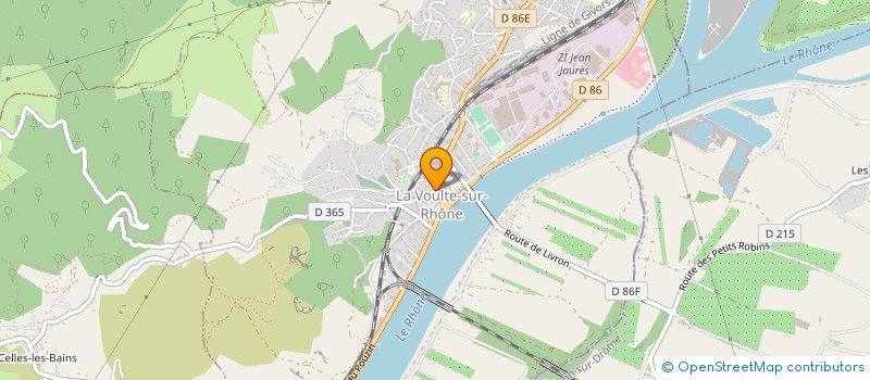 localisation de l'entreprise MADAME MURIELLE DAGORN à LA VOULTE-SUR-RHONE