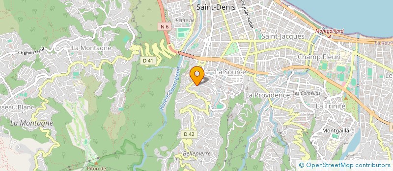 localisation de l'entreprise MADAME MURIELLE DAL à SAINT-DENIS