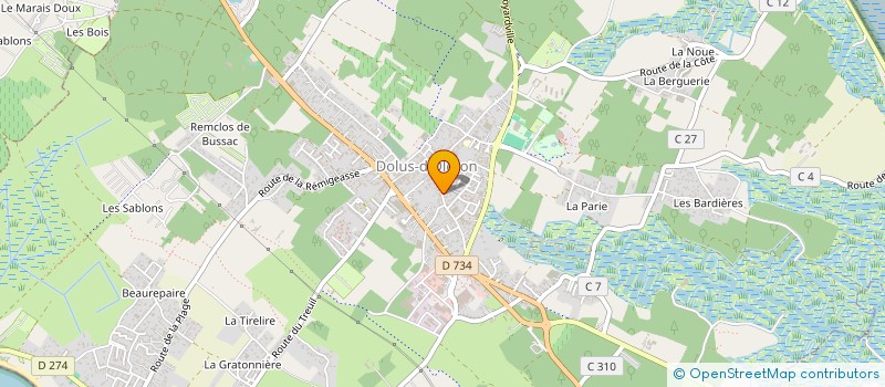 localisation de l'entreprise MADAME MURIELLE DAMBRY  DOLUS-D'OLERON