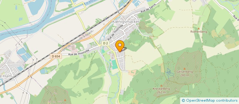 localisation de l'entreprise MADAME MURIELLE DAUTEL  KNIGSMACKER