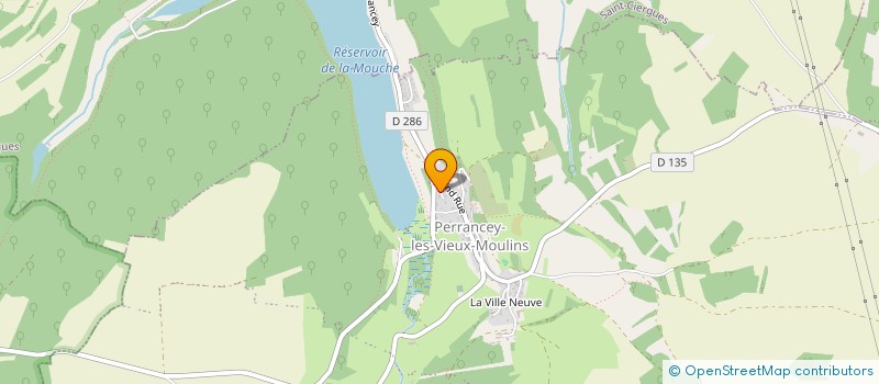 localisation de l'entreprise MADAME MURIELLE DEGUELDRE à PERRANCEY-LES-VIEUX-MOULINS