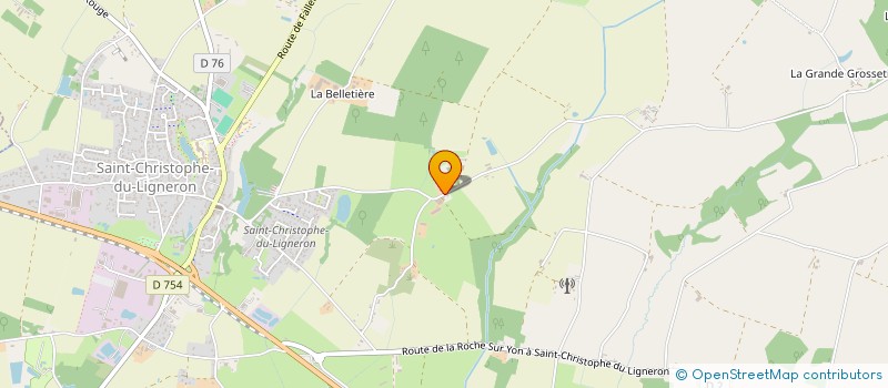 localisation de l'entreprise MADAME MURIELLE DELANNOY à SAINT-CHRISTOPHE-DU-LIGNERON