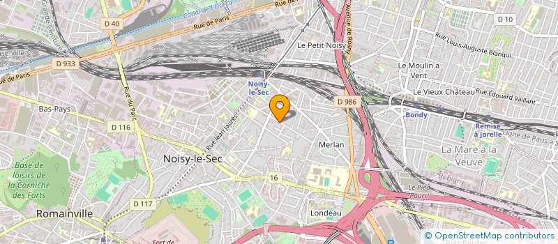 localisation de l'entreprise MADAME MURIELLE DELARUE à NOISY-LE-SEC