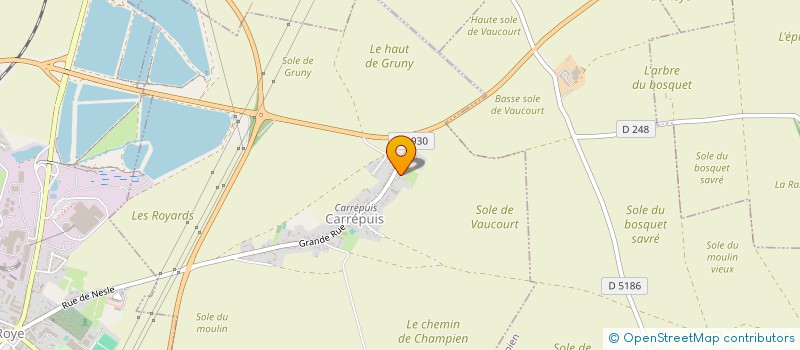 localisation de l'entreprise MADAME MURIELLE DELECOLLE  SAINT-CHRIST-BRIOST