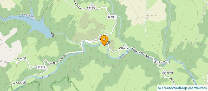 localisation de l'entreprise MADAME MURIELLE DELHOOFS  BLOT L'EGLISE