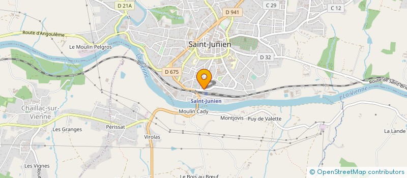 localisation de l'entreprise MADAME MURIELLE DESBANDS à SAINT-JUNIEN