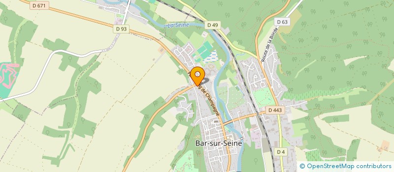 localisation de l'entreprise MADAME MURIELLE DETHOU  BAR-SUR-SEINE