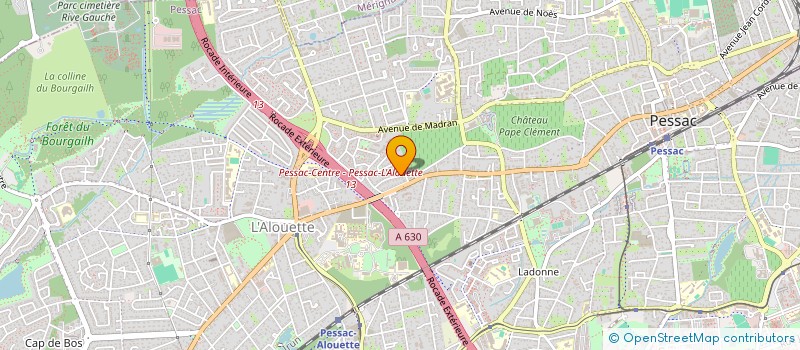 localisation de l'entreprise MADAME MURIELLE DIXIT  PESSAC