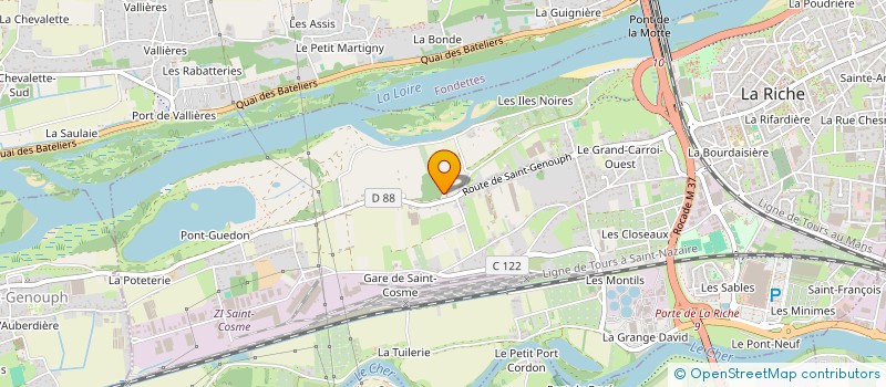 localisation de l'entreprise MADAME MURIELLE DUBOIS à LA RICHE