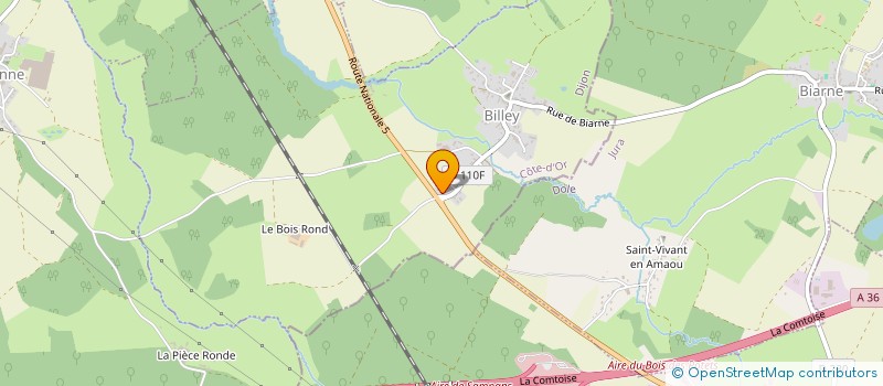 localisation de l'entreprise MADAME MURIELLE DUCARME-MONAMY  BILLEY