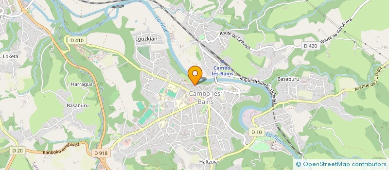 localisation de l'entreprise MADAME MURIELLE DUSSAP à CAMBO-LES-BAINS