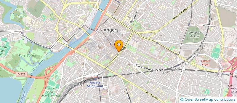 localisation de l'entreprise MADAME MURIELLE DUVAL à ANGERS