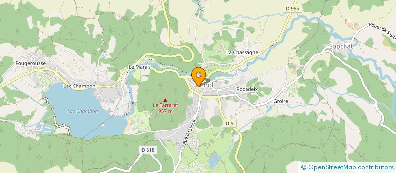 localisation de l'entreprise MADAME MURIELLE EYDAT  CHAMBON-SUR-LAC