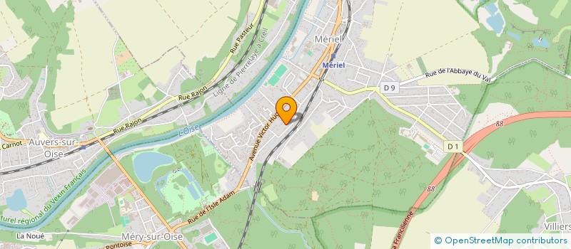 localisation de l'entreprise MADAME MURIELLE FERRET  MERIEL