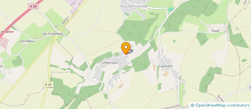 localisation de l'entreprise MADAME MURIELLE FERY  HUCHENNEVILLE