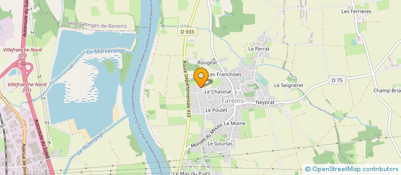 localisation de l'entreprise MADAME MURIELLE FIORINI à FAREINS