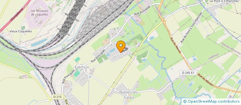 localisation de l'entreprise MADAME MURIELLE FONTAINE  FRETHUN