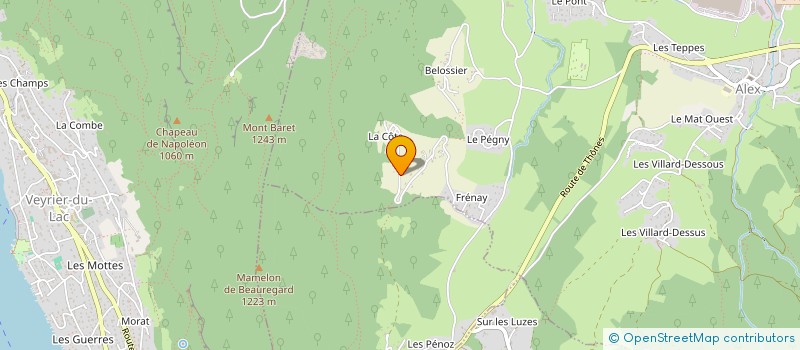 localisation de l'entreprise MADAME MURIELLE FORTIER  ALEX