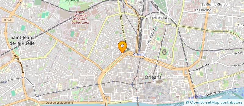 localisation de l'entreprise MADAME MURIELLE FOUCAUD  ORLEANS