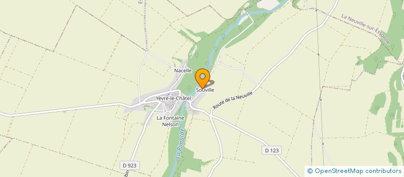 localisation de l'entreprise MADAME MURIELLE FOUCHE à YEVRE-LA-VILLE