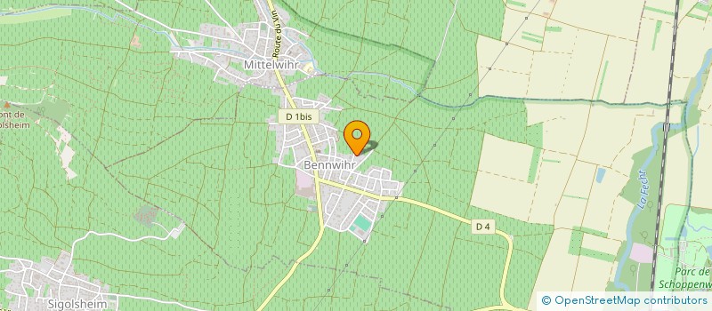 localisation de l'entreprise MADAME MURIELLE FREY  BENNWIHR