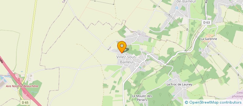 localisation de l'entreprise MADAME MURIELLE GABANOU  VILLEZ-SOUS-BAILLEUL