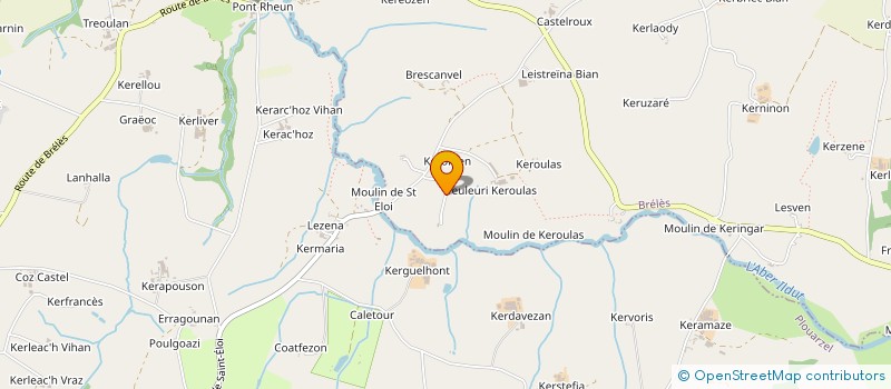 localisation de l'entreprise MADAME MURIELLE GAJAN  BRELES