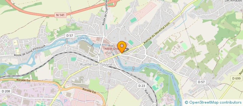 localisation de l'entreprise MADAME MURIELLE GAUDOU à RUELLE-SUR-TOUVRE