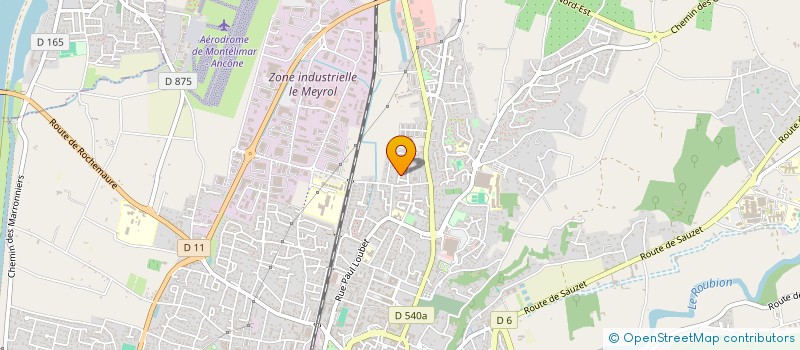 localisation de l'entreprise MADAME MURIELLE GERBERT à MONTELIMAR